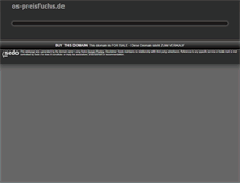 Tablet Screenshot of os-preisfuchs.de